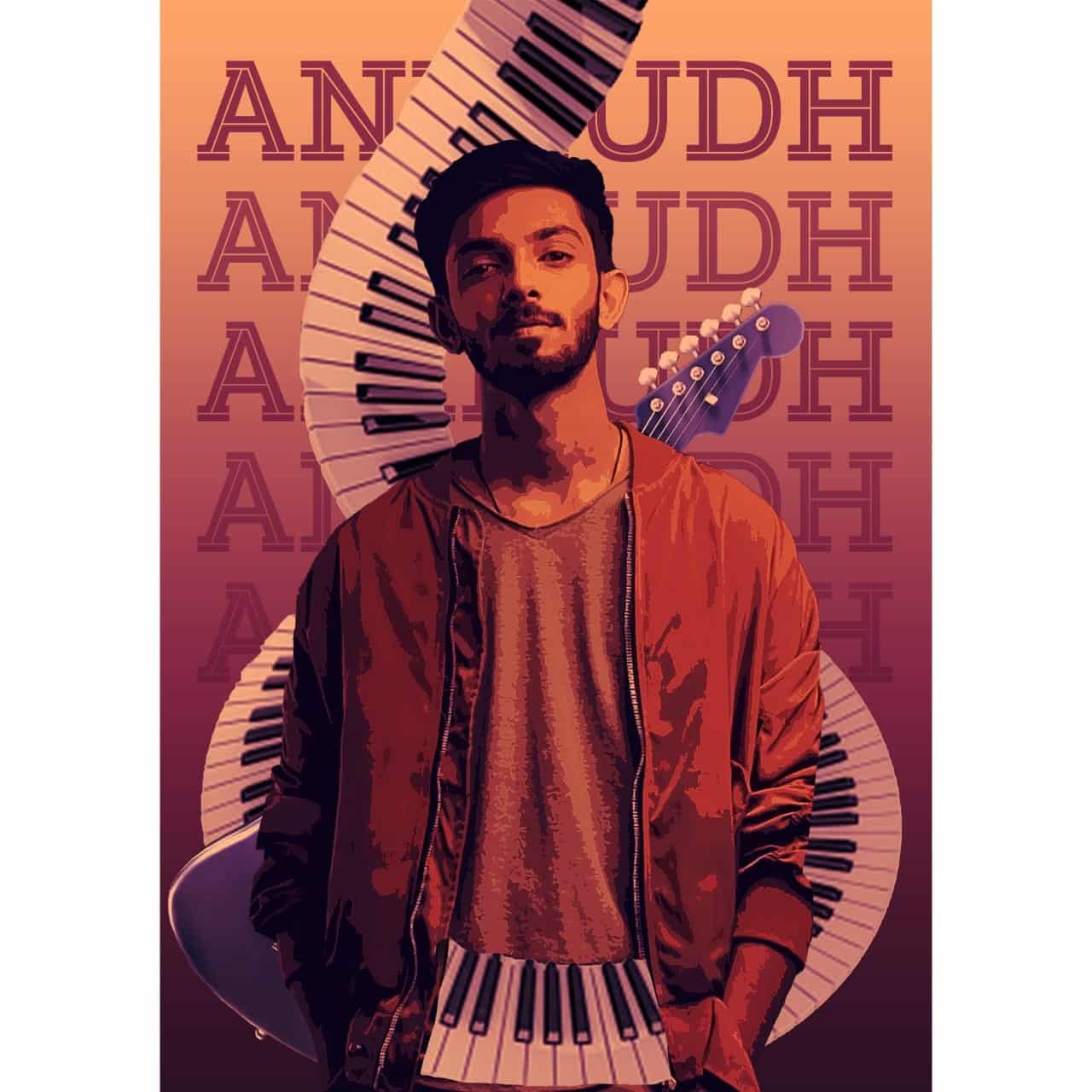 Anirudh Ravichander Musical Poster - happydude